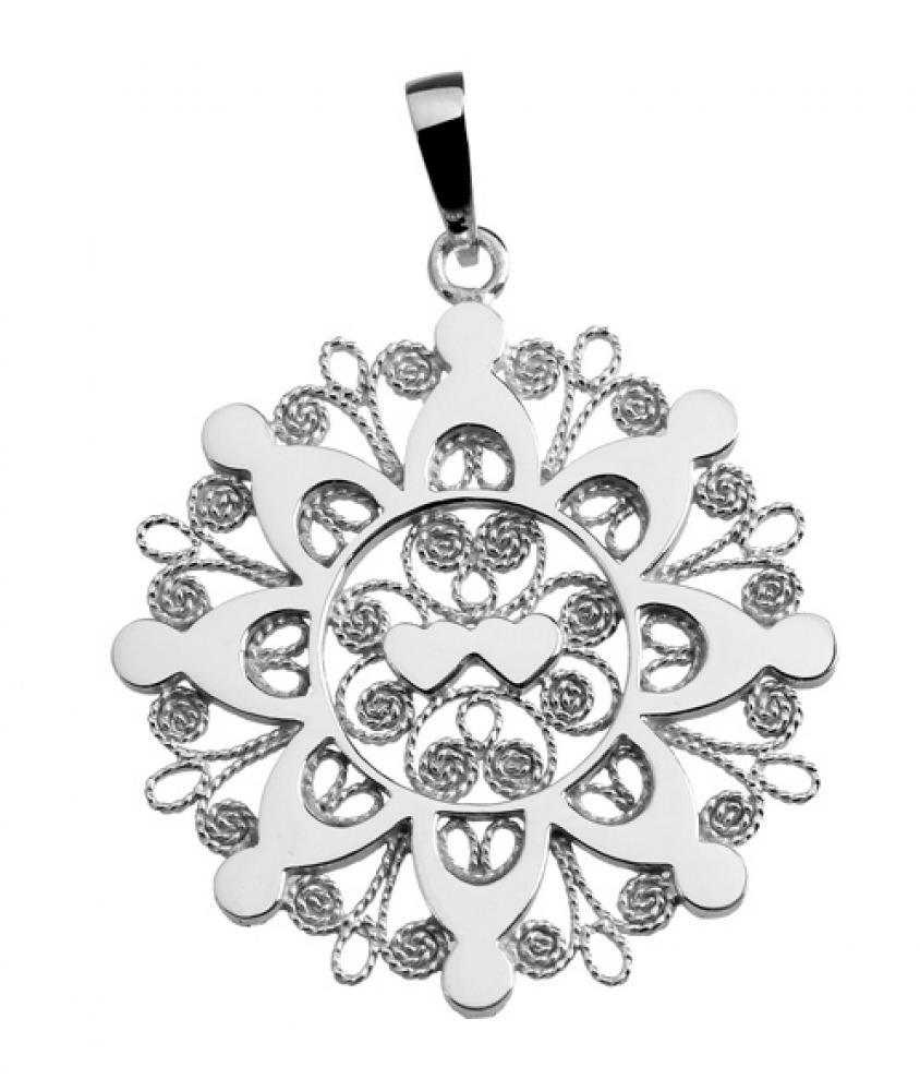 Ciondolo presentosa PB01C in argento 925%° cm 2,8